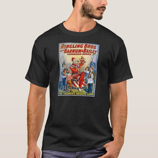 Ringling Brothers & Barnum & Bailey Vintage Clown T-Shirt (Front)