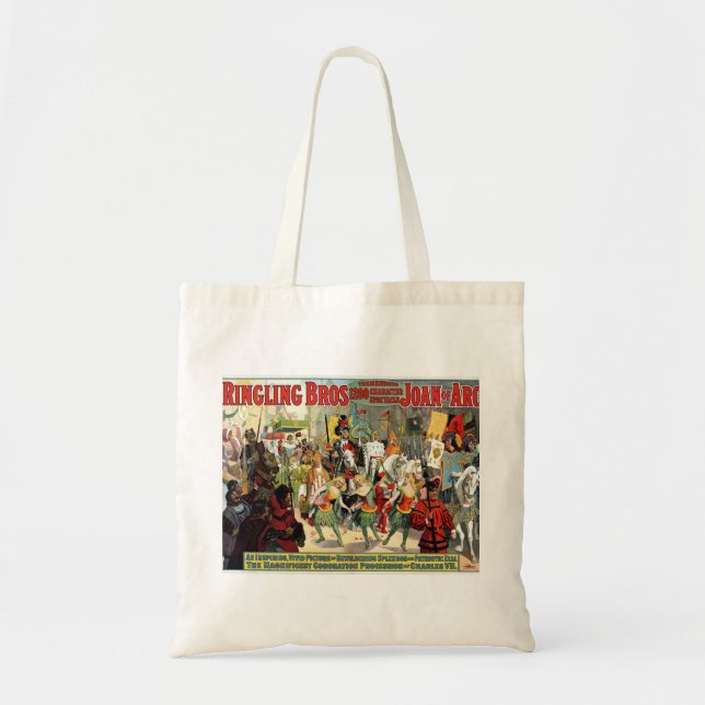 Ringling Brothers Circus Joan of Arc Spectacular Tote Bag (Front)