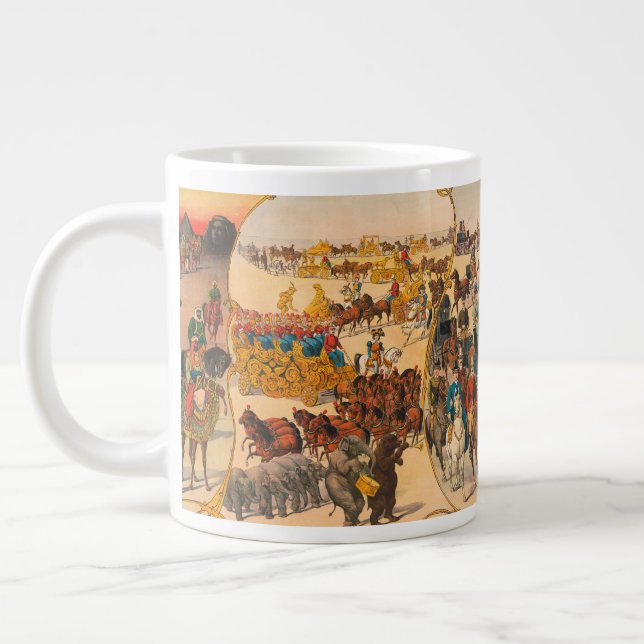 Ringling Brothers Street Carnival & Big New Parade Large Coffee Mug (Left)