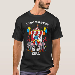 Ringmaster Girl Circus Event Staff Ringleader Youn T-Shirt