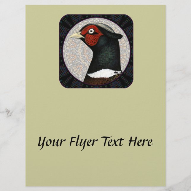 Ringneck Pheasant Circle Flyer (Front)
