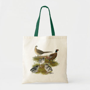 Ringneck Pheasant Family Tote Bag