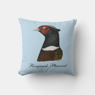 Ringneck Pheasant Head Cushion