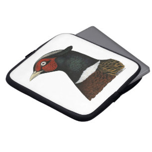 Ringneck Pheasant Head Laptop Sleeve