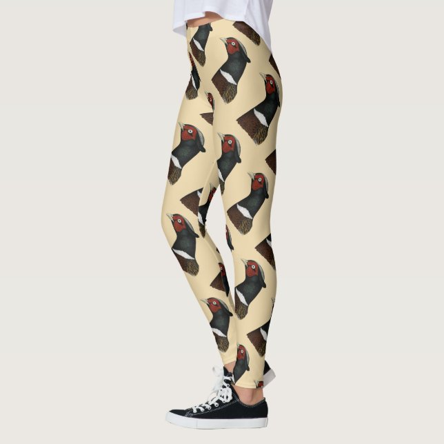 Ringneck Pheasant Head Leggings (Left)