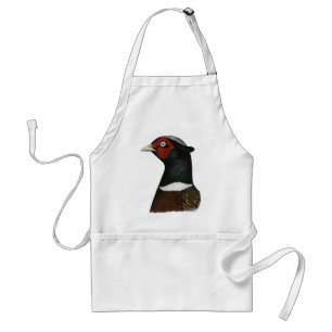 Ringneck Pheasant Head Standard Apron