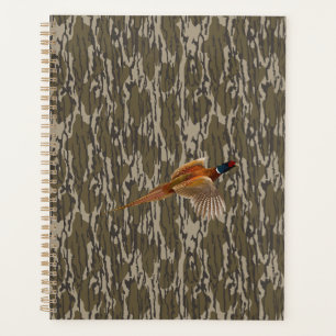 Ringneck Pheasant Hunting Bottomland Camo Bird Planner