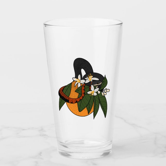 Ringneck Snake and Orange Glass (Front)