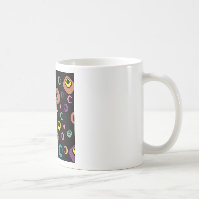 Rings Abstract art Coffee Mug (Right)