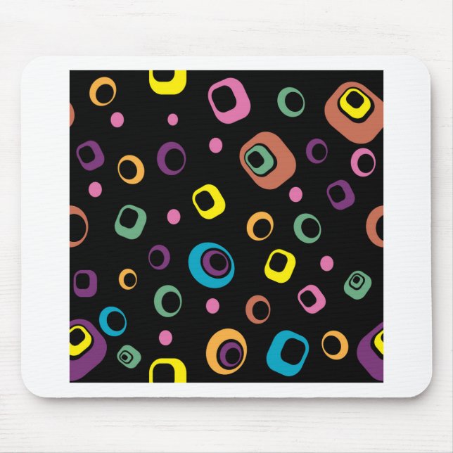 Rings Abstract art Mouse Pad (Front)