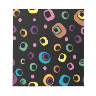 Rings Abstract art Notepad