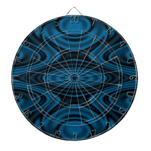 Rings and Ripples Blue Dartboard