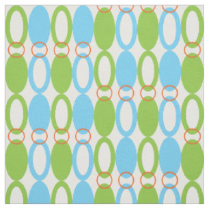 Rings Blue and Green Fabric