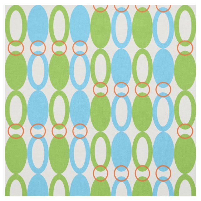 Rings | Blue and Green Fabric (Swatch)