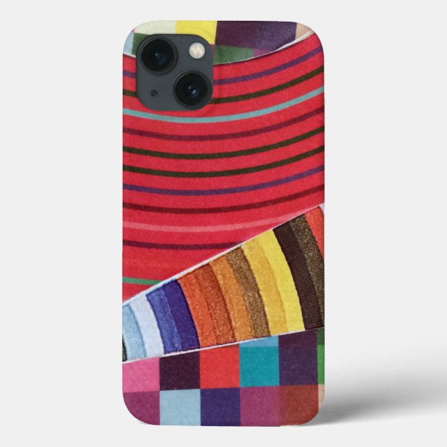 rings, circles, and checks mini collage Case-Mate iPhone case (Back)