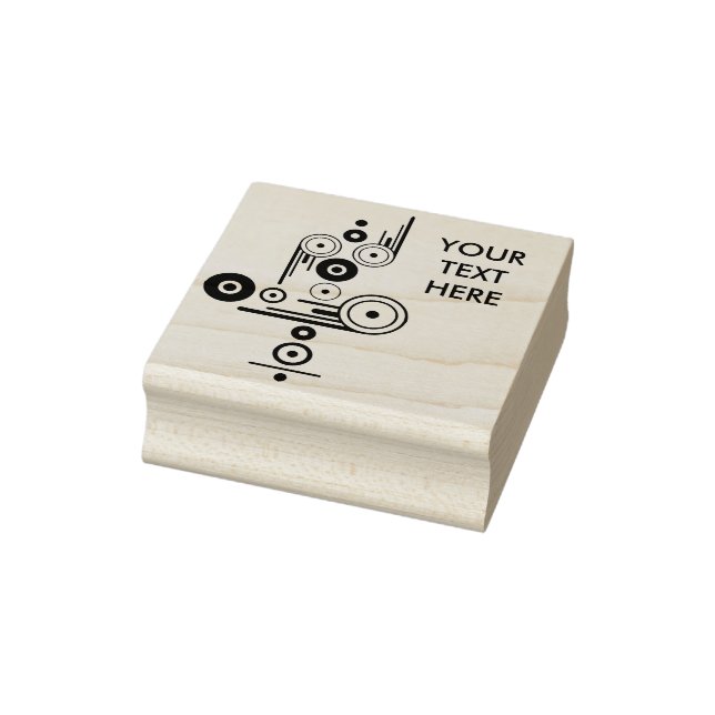 Rings, Dots & Stripes Decor + your ideas Rubber Stamp (Stamp)