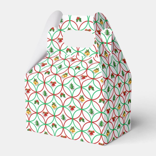 Rings Gable Christmas Favour Box (Front Side)
