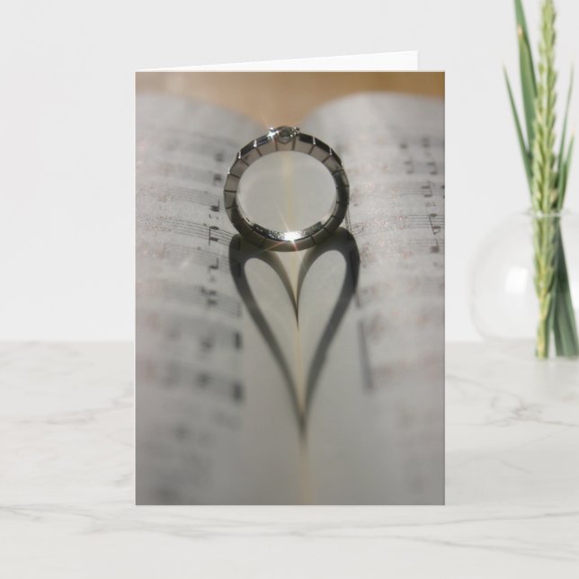 Ring's Heart Shadow Card (Front)