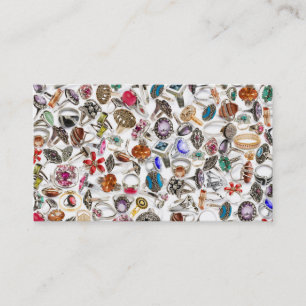 rings jewellery business cards