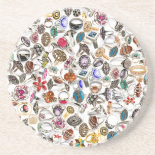 rings jewellery coaster