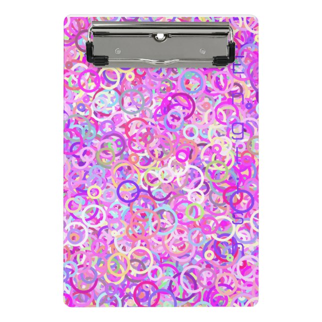 Rings of Colour-Pinks & More Mini Clipboard (Front)