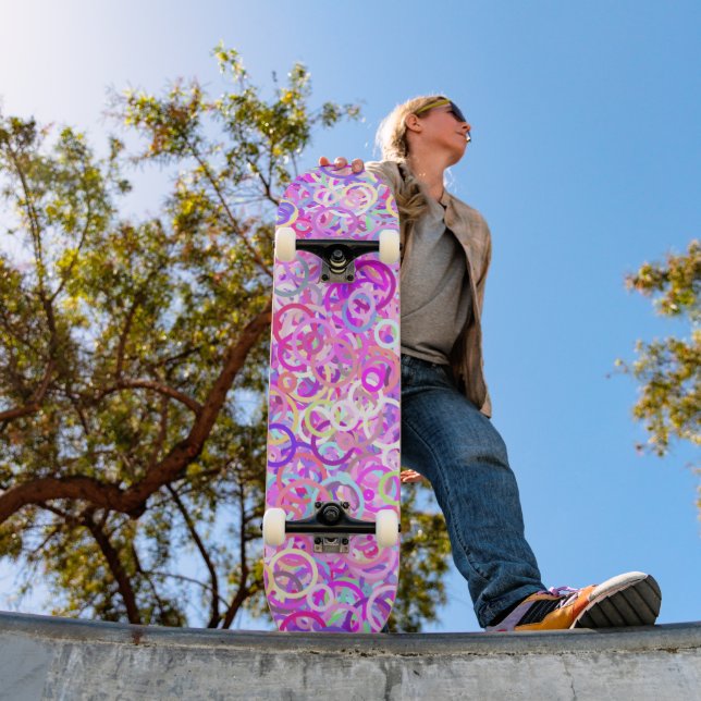 Rings of Colour-Pinks & More Skateboard (Outdoor 1)