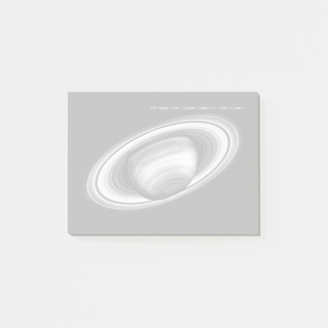 Rings of Gas Giant Saturn - solar system Post-it Notes (Front)