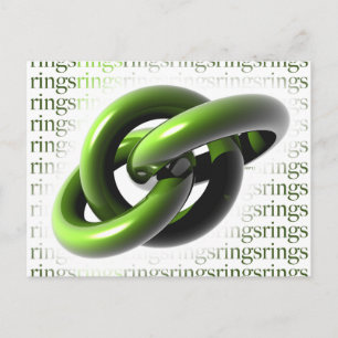 Rings of Green Postcard