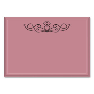 Rings of Love Tent Card