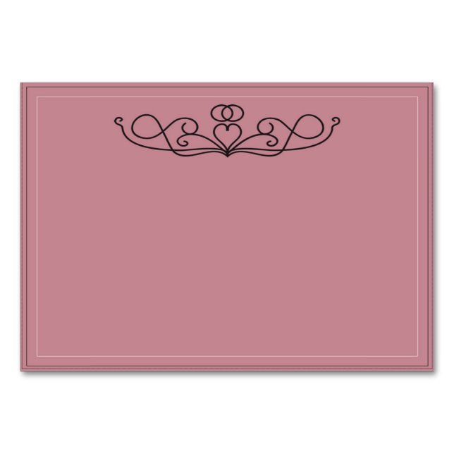 Rings of Love Tent Card (Front)