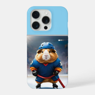 "Rink Rookie: The Ice Hockey Guinea Pig" iPhone 15 Pro Case
