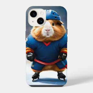 "Rink Rookie: The Ice Hockey Guinea Pig" iPhone 14 Case