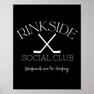 Rinkside Social Club Hockey Mom  Poster