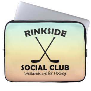 Rinkside Social Club Mother's Day Gift Hockey Mum Laptop Sleeve
