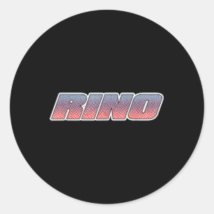 Rino Republican In Name Only Classic Round Sticker