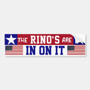  RINOS are in on it Bumper Sticker