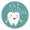 Rinse Dentist  (sheet of 20) Stickers