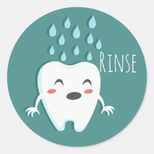 Rinse Dentist  (sheet of 20) Stickers
