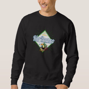 Rio Branco Acre Brazil Retro Toucan Vintage Holida Sweatshirt