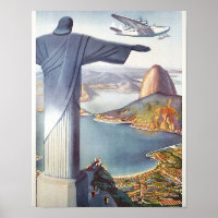  Rio Brazil Travel Poster (2015) chromolithograph