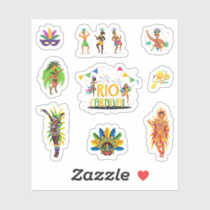 Rio Carnival Stickers
