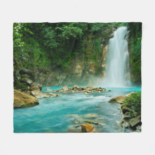 Rio Celeste Falls Fleece Blanket