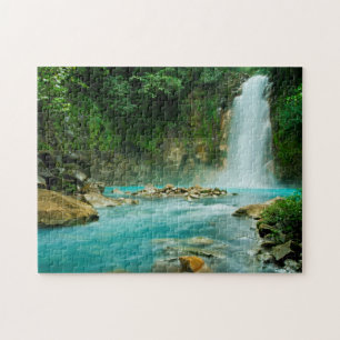 Rio Celeste Falls Jigsaw Puzzle