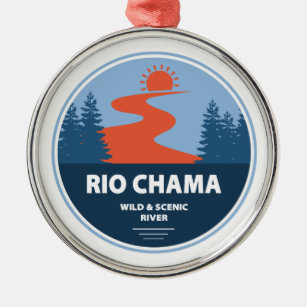 Rio Chama Wild and Scenic River New Mexico Metal Ornament