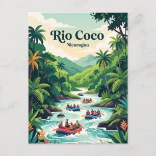 Rio Coco, Nicaragua Postcard