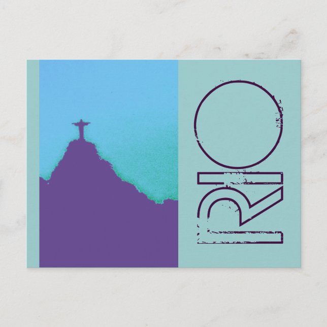 Rio Corcovado Cristo Postcard (Front)