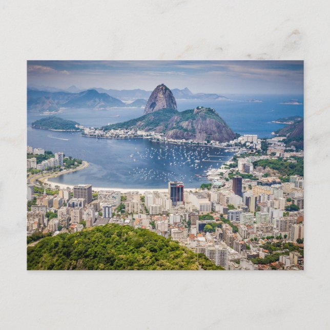 Rio de Janeiro aerial view Postcard (Front)