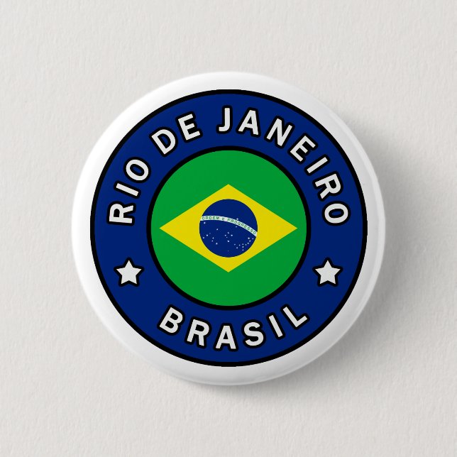 Rio de Janeiro Brasil 6 Cm Round Badge (Front)