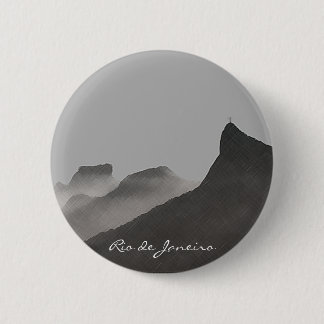 rio de janeiro, brasil 6 cm round badge
