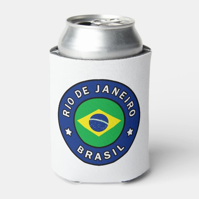 Rio de Janeiro Brasil Can Cooler (Can Front)